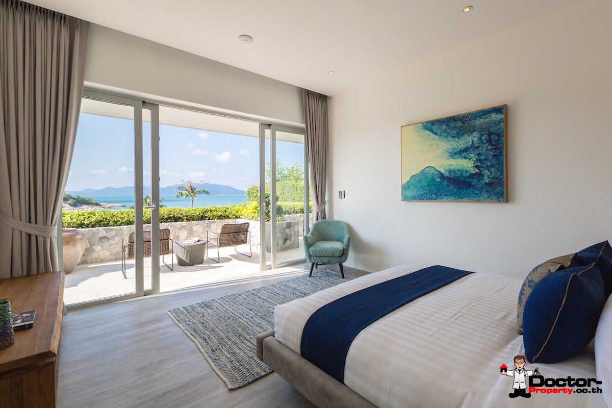 Luxury Beachfront 5 Bedroom Pool Villa - Plai Laem, Koh Samui - For Sale