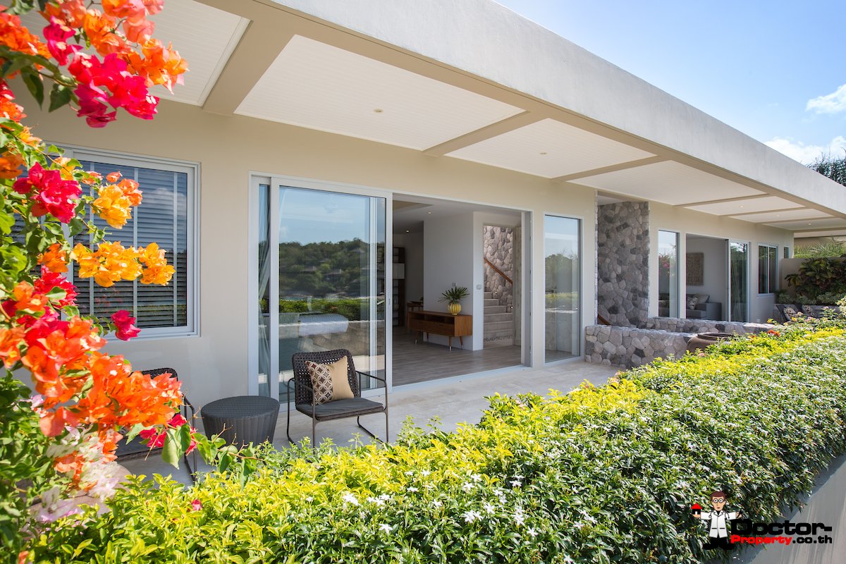 Luxury Beachfront 5 Bedroom Pool Villa - Plai Laem, Koh Samui - For Sale