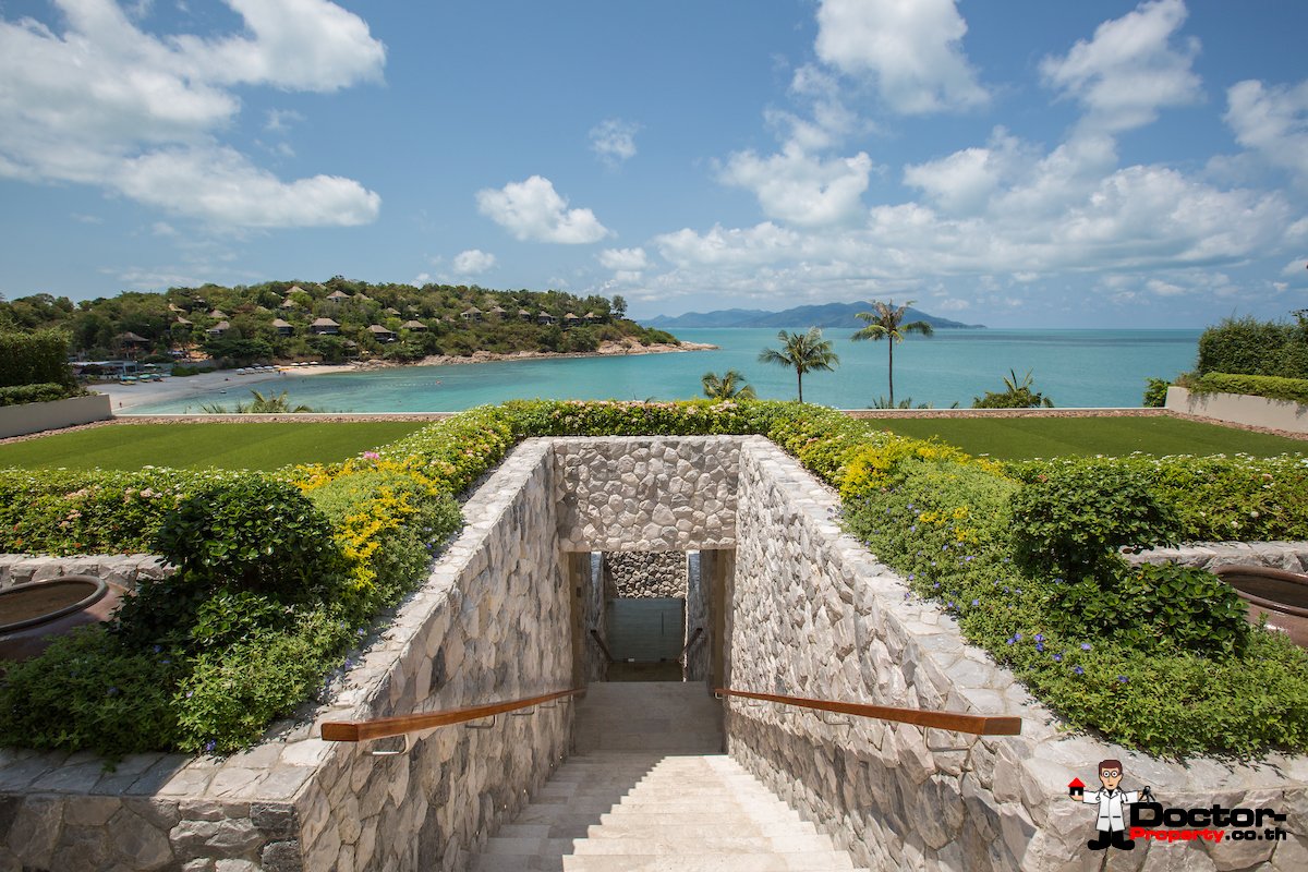 Luxury Beachfront 5 Bedroom Pool Villa - Plai Laem, Koh Samui - For Sale