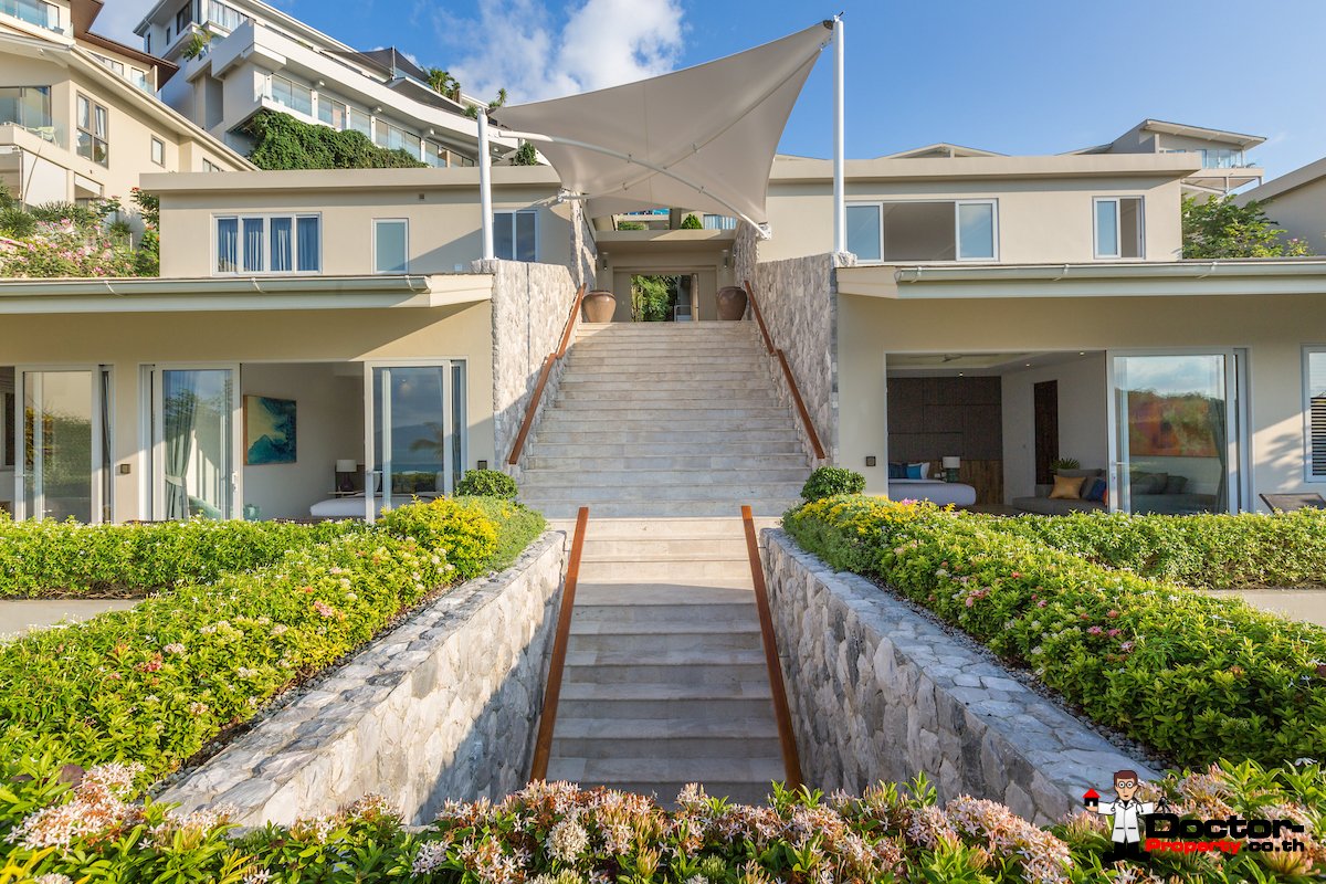 Luxury Beachfront 5 Bedroom Pool Villa - Plai Laem, Koh Samui - For Sale