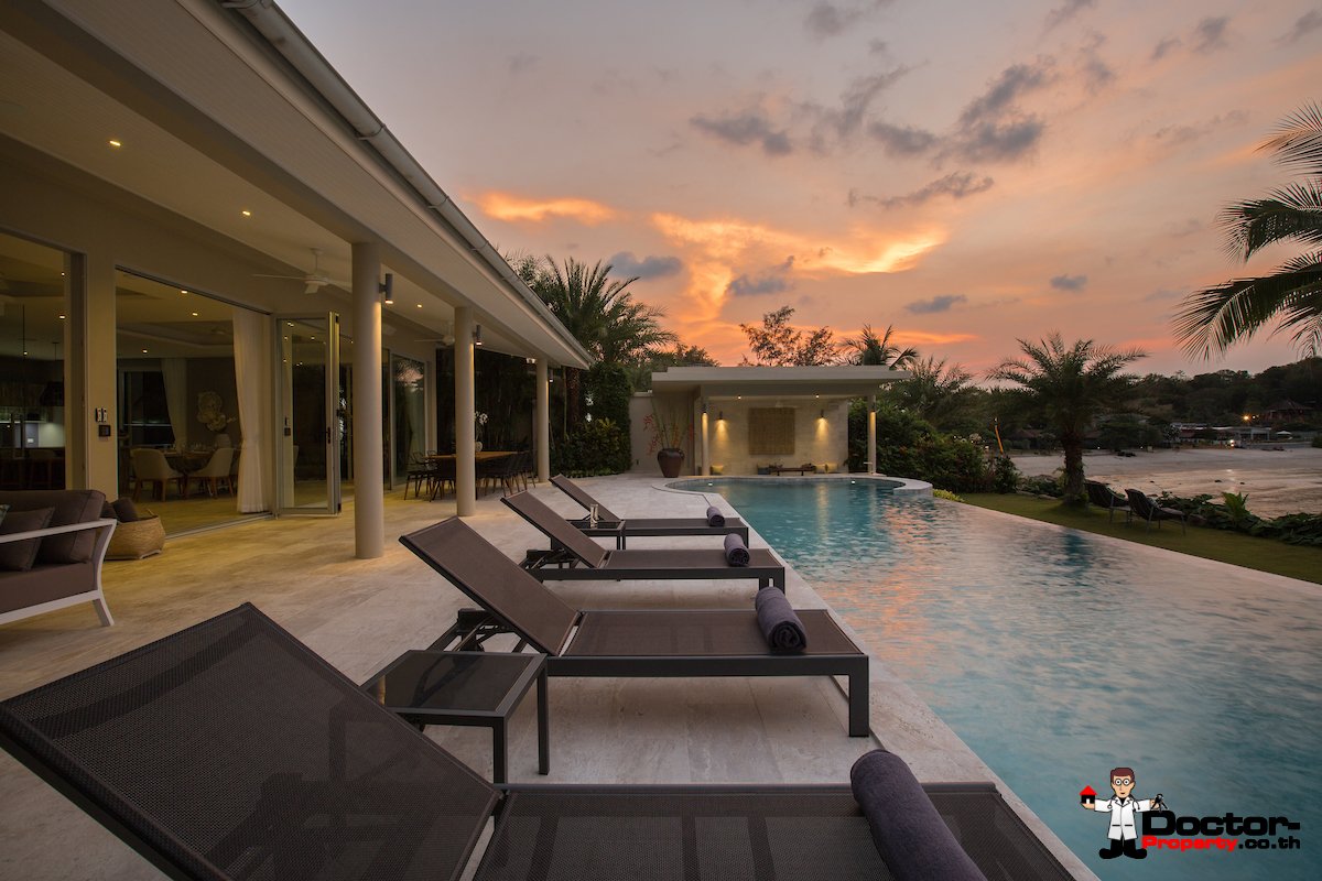Luxury Beachfront 5 Bedroom Pool Villa - Plai Laem, Koh Samui - For Sale