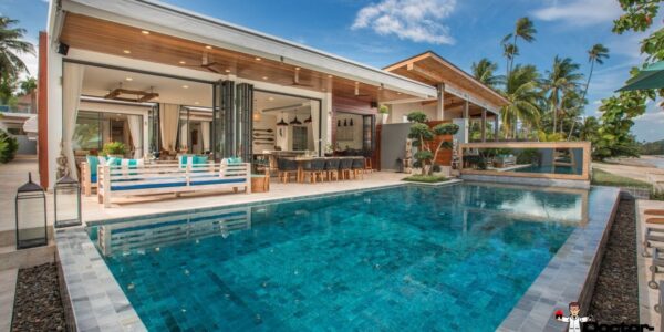 Amazing Beachfront Villa - 6 Bedrooms - Laem Por - Koh Samui - for sale