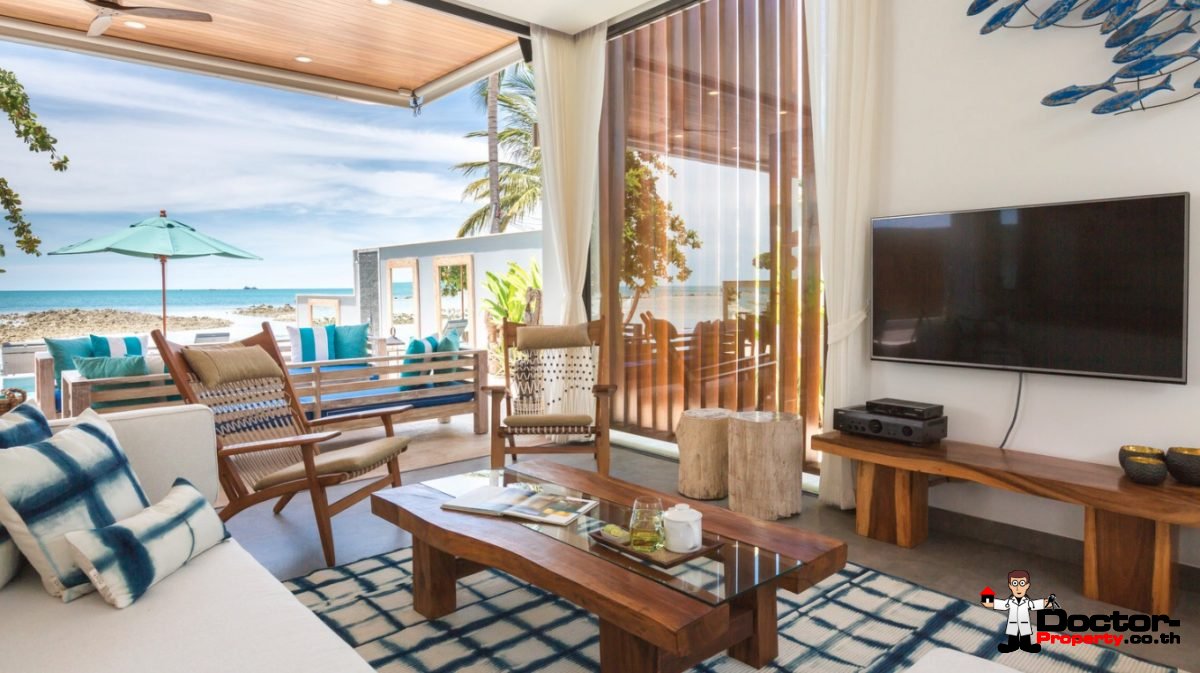 Amazing Beachfront Villa - 6 Bedrooms - Laem Por - Koh Samui - for sale