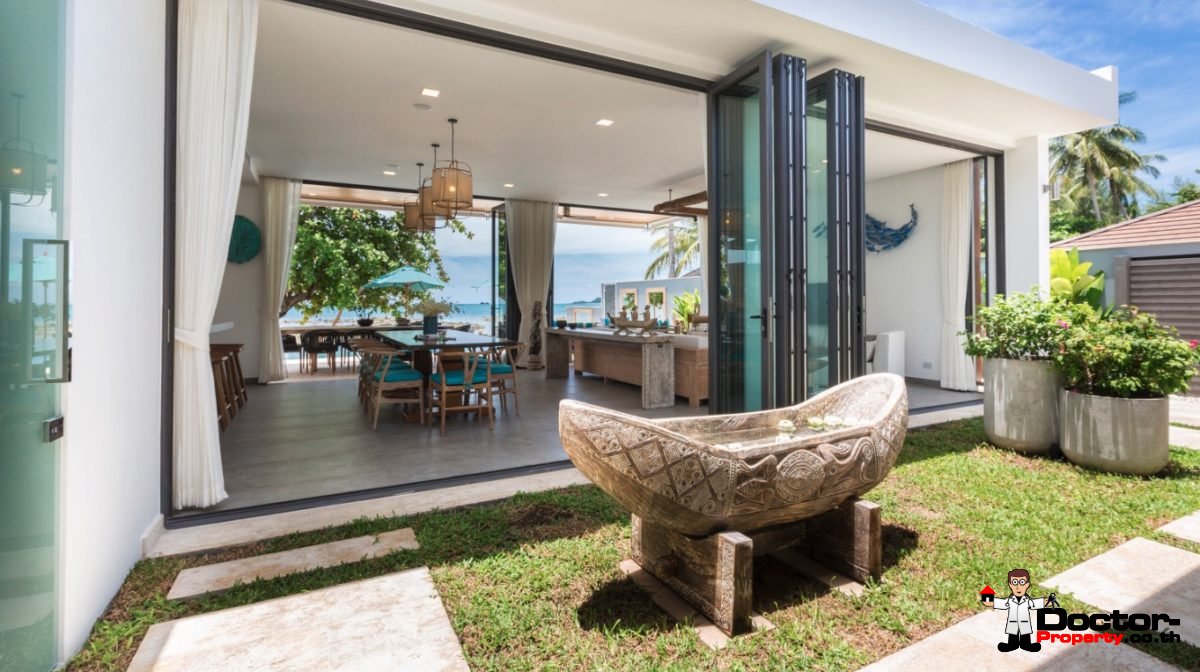 Amazing Beachfront Villa - 6 Bedrooms - Laem Por - Koh Samui - for sale