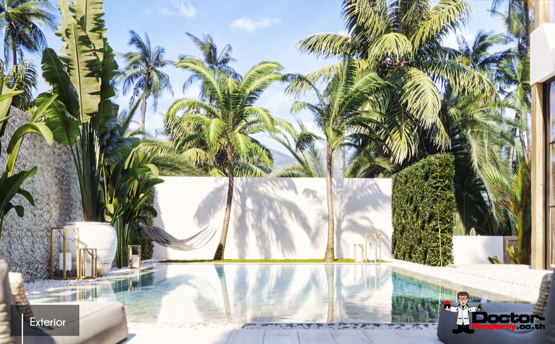 New 3 Bedroom Villa with Sea View - Bang Rak - Koh Samui - for sale