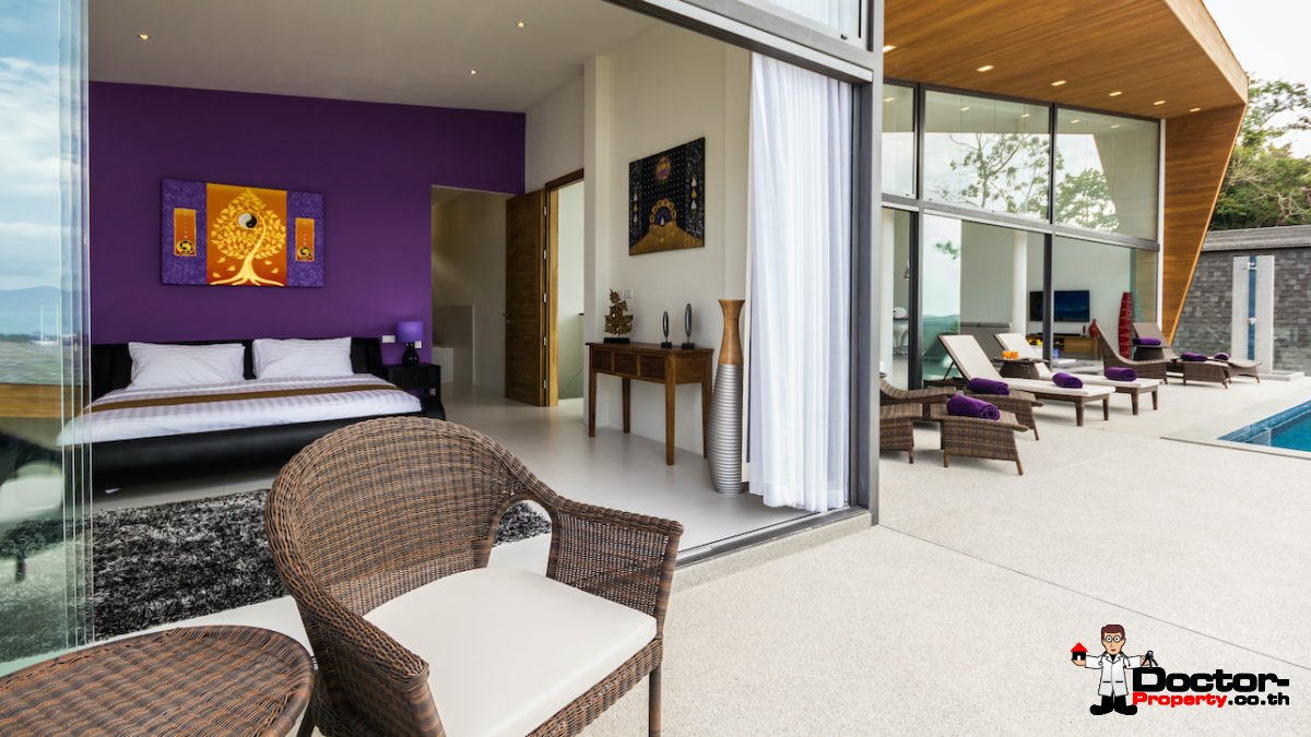 4 Bedroom Sea View Pool Villa - Mae Nam, Koh Samui - For Sale