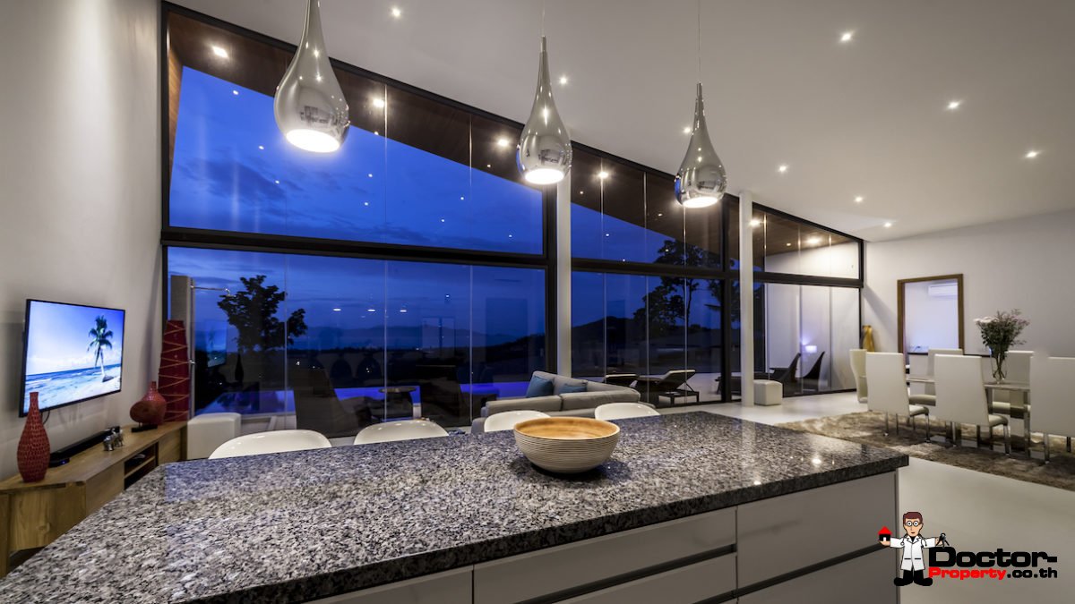 4 Bedroom Sea View Pool Villa - Mae Nam, Koh Samui - For Sale