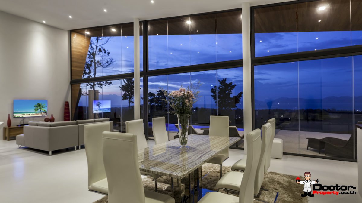 4 Bedroom Sea View Pool Villa - Mae Nam, Koh Samui - For Sale