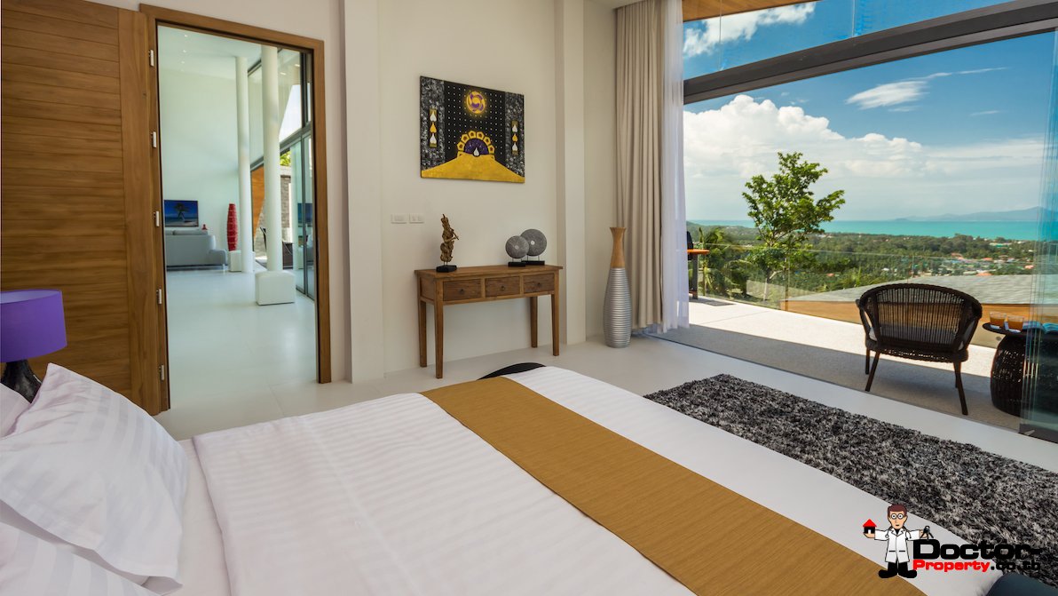 4 Bedroom Sea View Pool Villa - Mae Nam, Koh Samui - For Sale