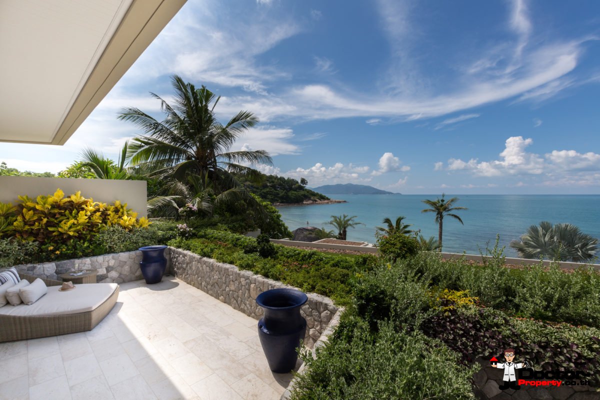 Stunning Beachfront 5 Bedroom Pool Villa - Plai Laem, Koh Samui - For Sale