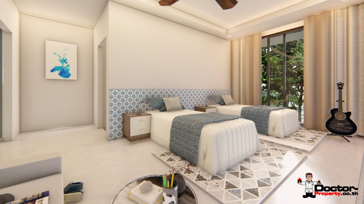 Luxurious 3 Bedroom Townhouses with Sea View - Lamai, Koh Samui - For Sale