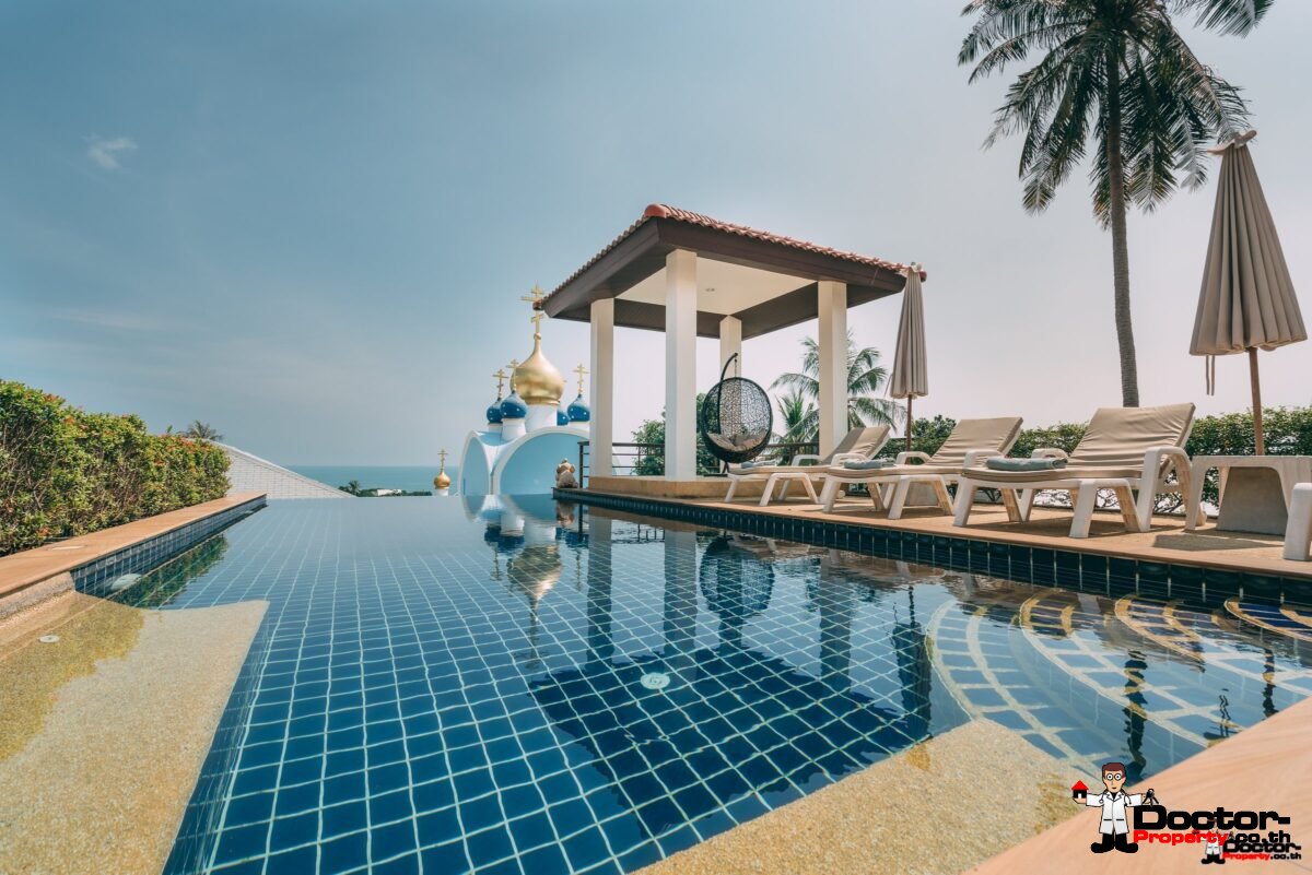 3 Bedroom Villa + 1 Apartment (1 Bed) - Sea View - Lamai - Koh Samui