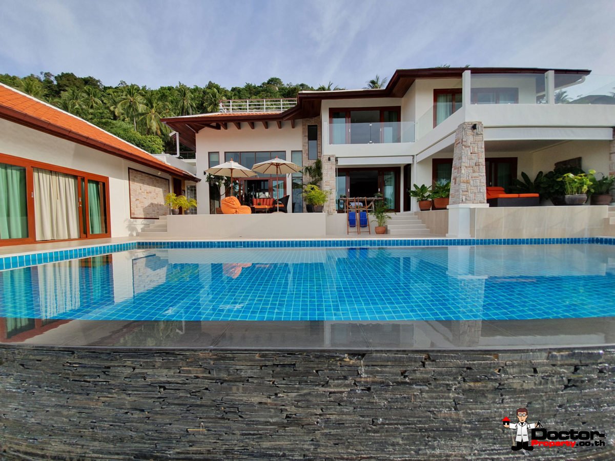 4 Bedroom Pool Villa with Seaview - Bang Por, Koh Samui - For Sale