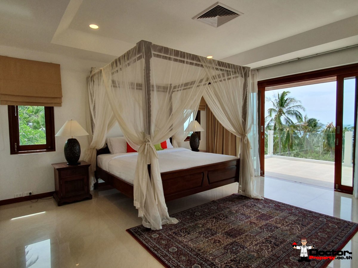 4 Bedroom Pool Villa with Seaview - Bang Por, Koh Samui - For Sale