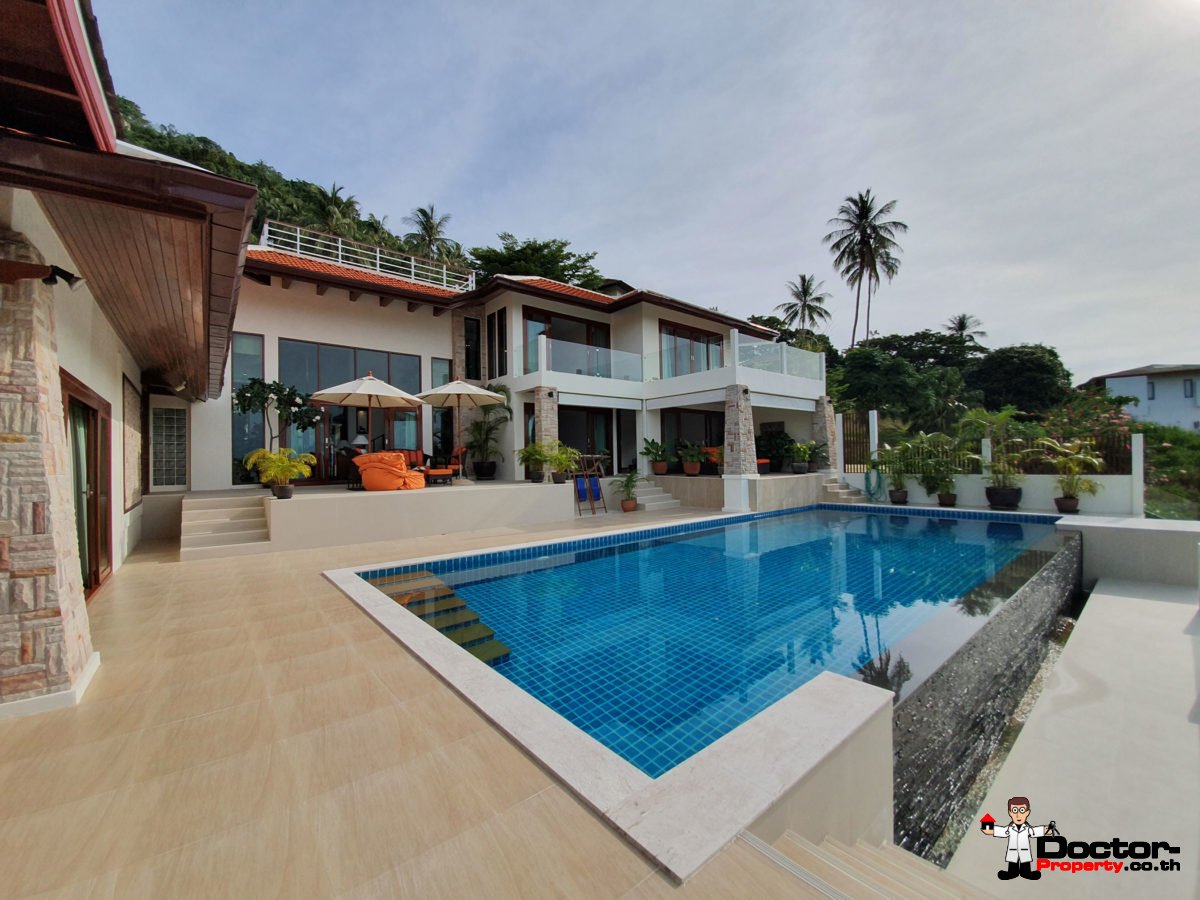 4 Bedroom Pool Villa with Seaview - Bang Por, Koh Samui - For Sale