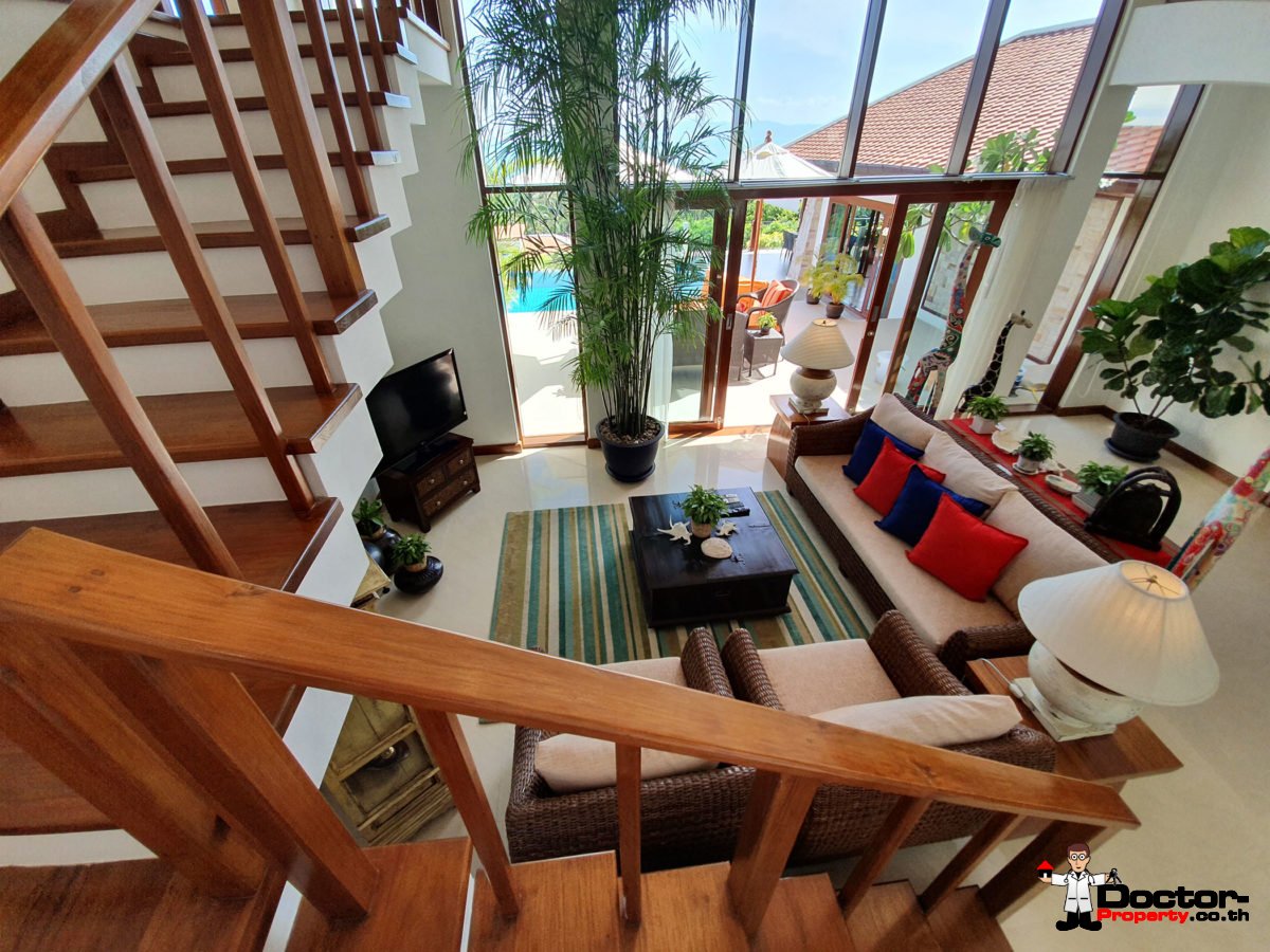 4 Bedroom Pool Villa with Seaview - Bang Por, Koh Samui - For Sale