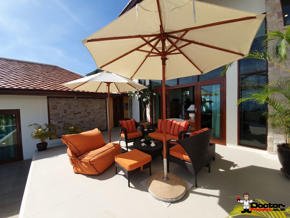 4 Bedroom Pool Villa with Seaview - Bang Por, Koh Samui - For Sale
