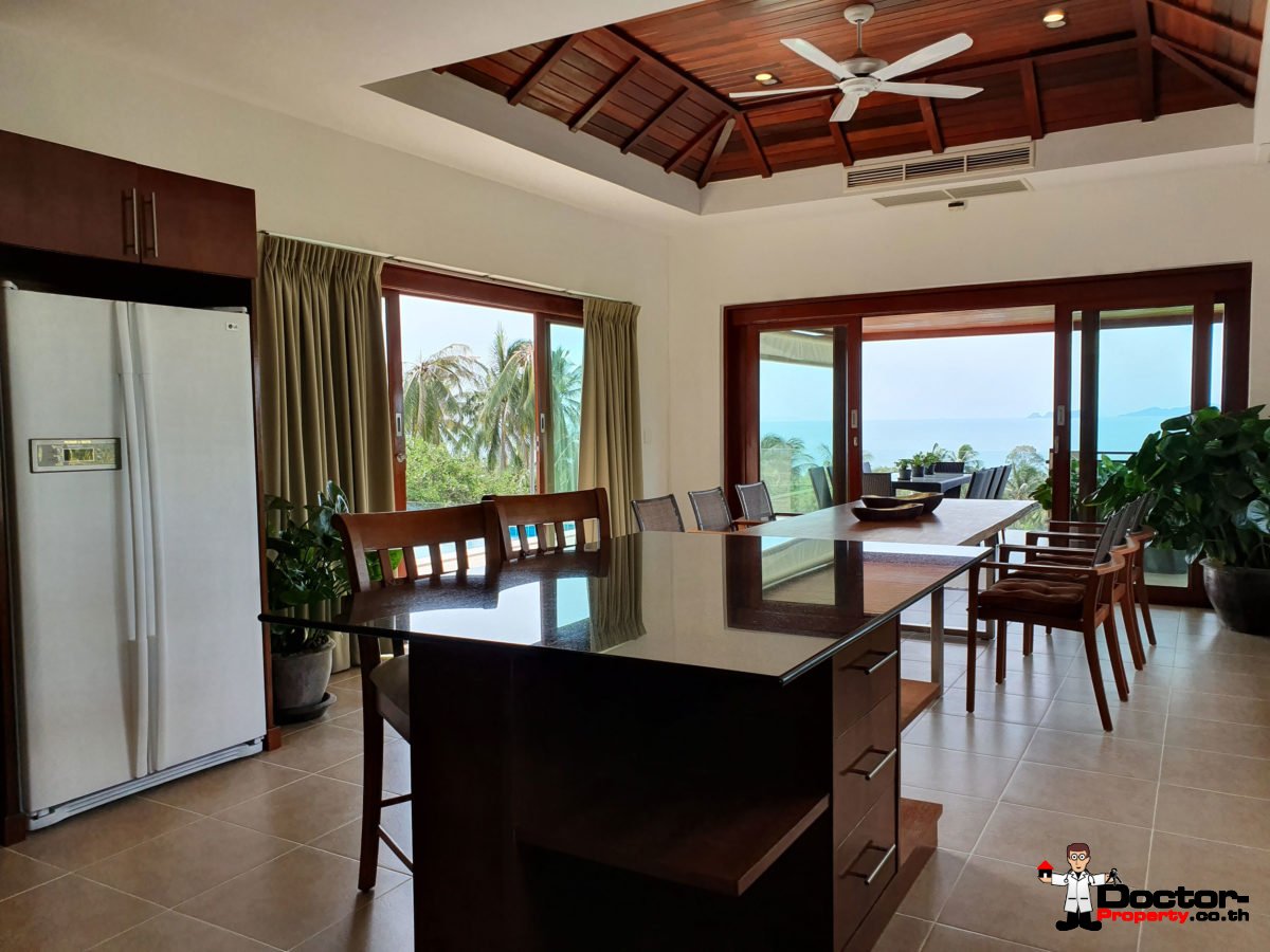 4 Bedroom Pool Villa with Seaview - Bang Por, Koh Samui - For Sale