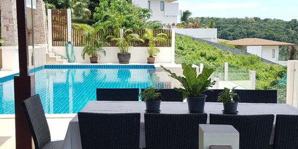 4 Bedroom Pool Villa with Seaview - Bang Por, Koh Samui - For Sale