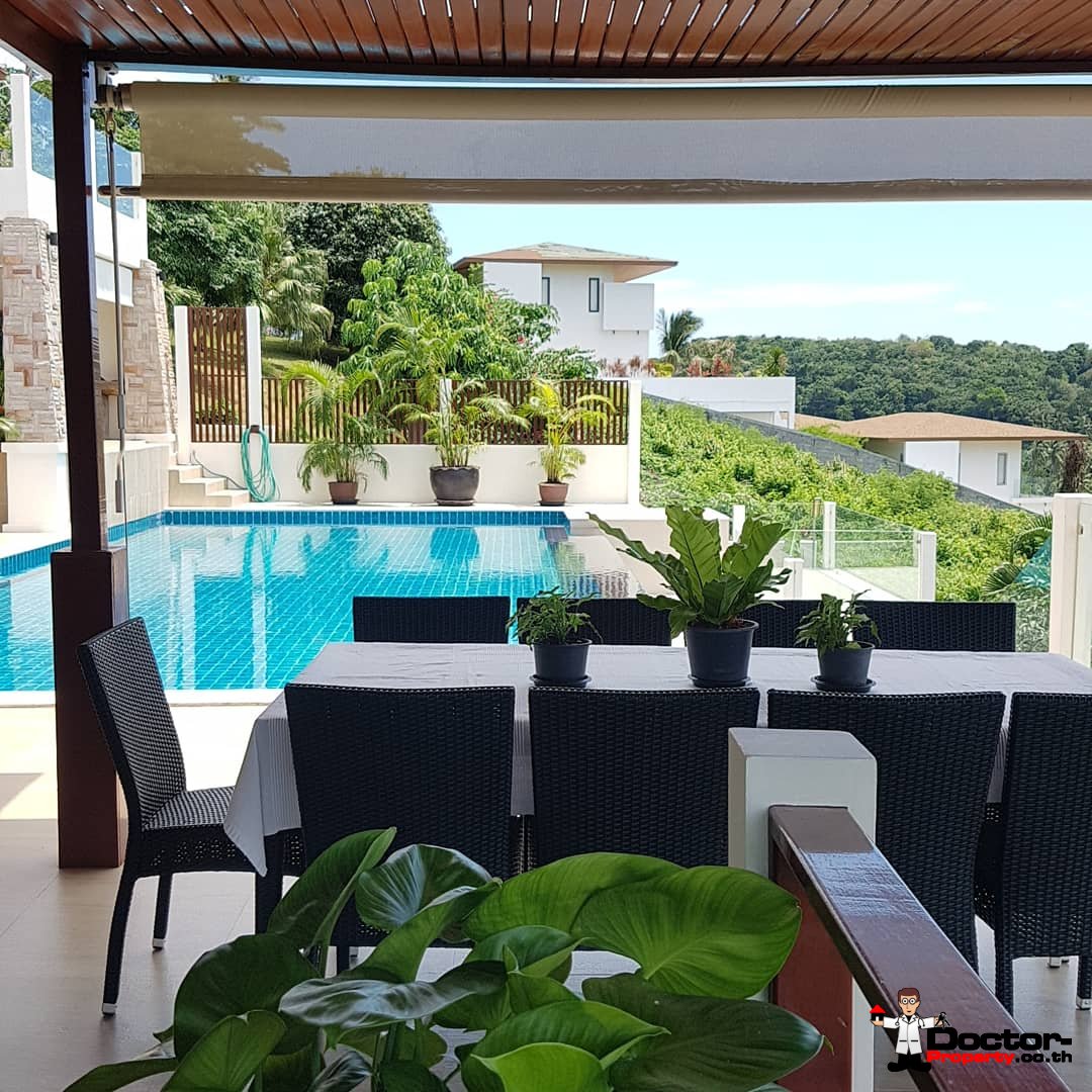 4 Bedroom Pool Villa with Seaview - Bang Por, Koh Samui - For Sale