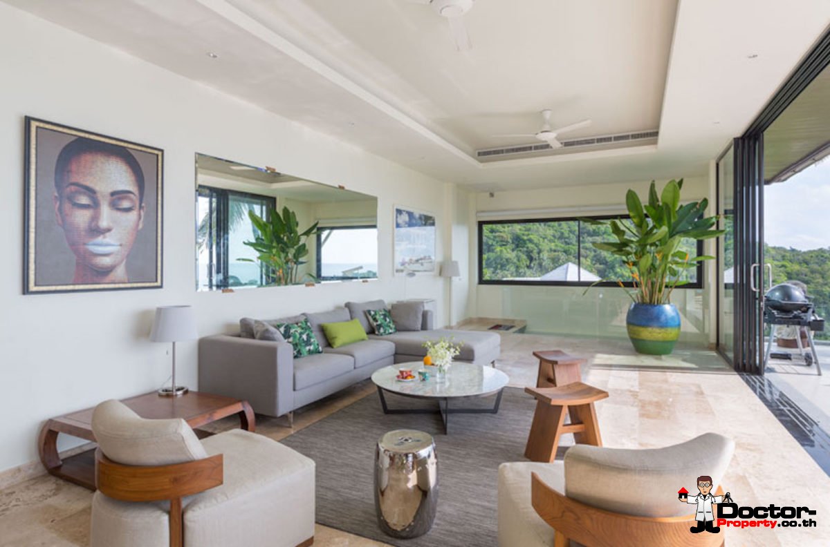 4 Bedroom Pool Villa with Sea View - Hua Thanon, Koh Samui - For Sale