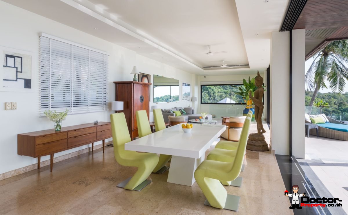 4 Bedroom Pool Villa with Sea View - Hua Thanon, Koh Samui - For Sale