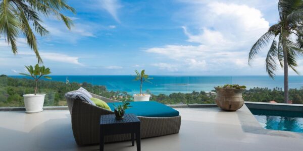 4 Bedroom Pool Villa with Sea View - Hua Thanon, Koh Samui - For Sale