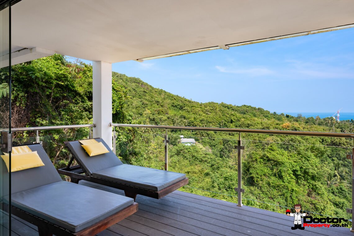 4 Bedroom Sea View Villa – Lamai, Koh Samui – For Sale