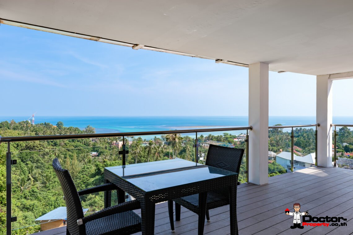 4 Bedroom Sea View Villa – Lamai, Koh Samui – For Sale