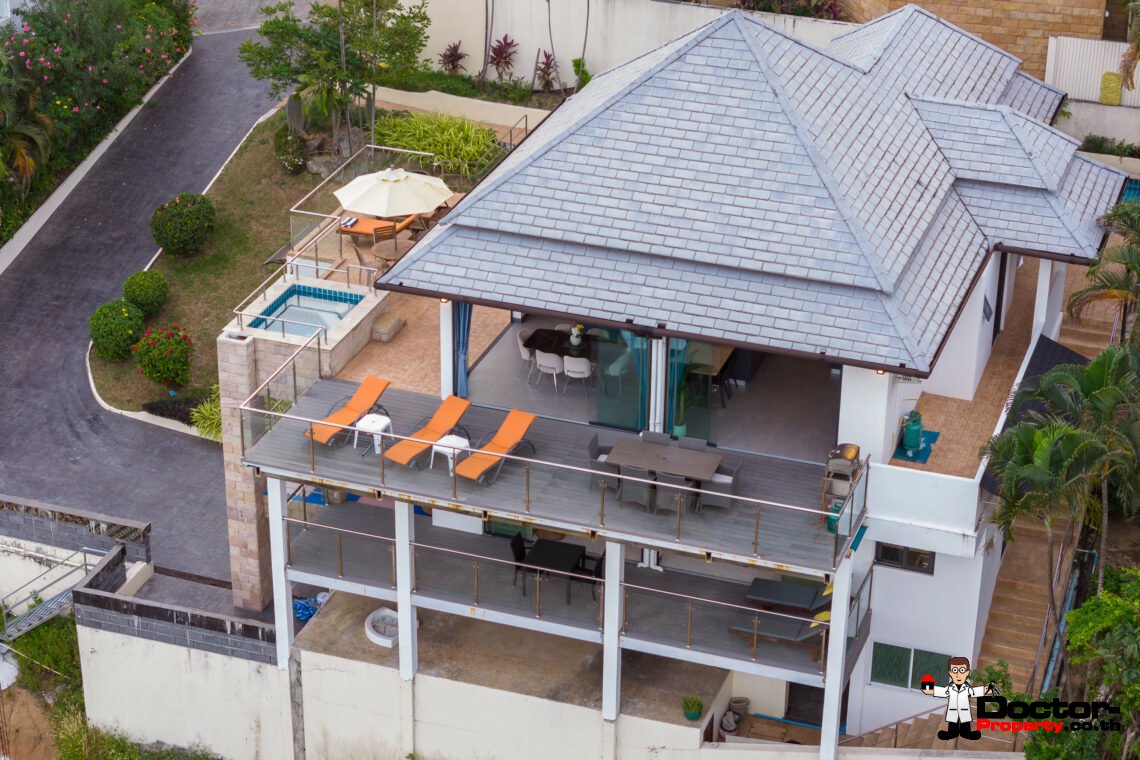 4 Bedroom Sea View Villa – Lamai, Koh Samui – For Sale