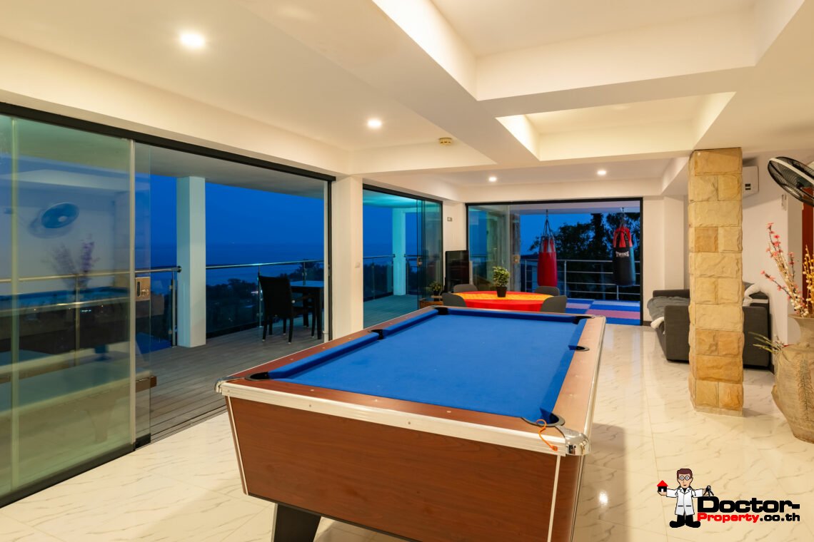 4 Bedroom Sea View Villa – Lamai, Koh Samui – For Sale