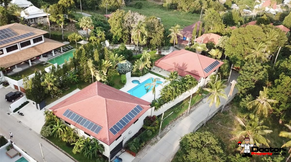 2 fantastic Pool Villas - 8 Bedrooms - Chaweng - Koh Samui - for sale