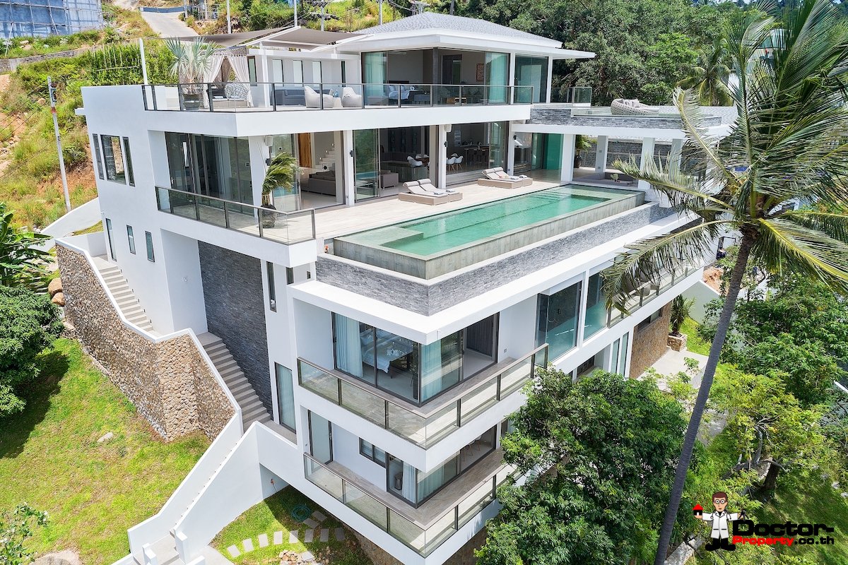 Magnificent Modern Villa with Panoramic Views - Chaweng Noi, Koh Samui - For Sale