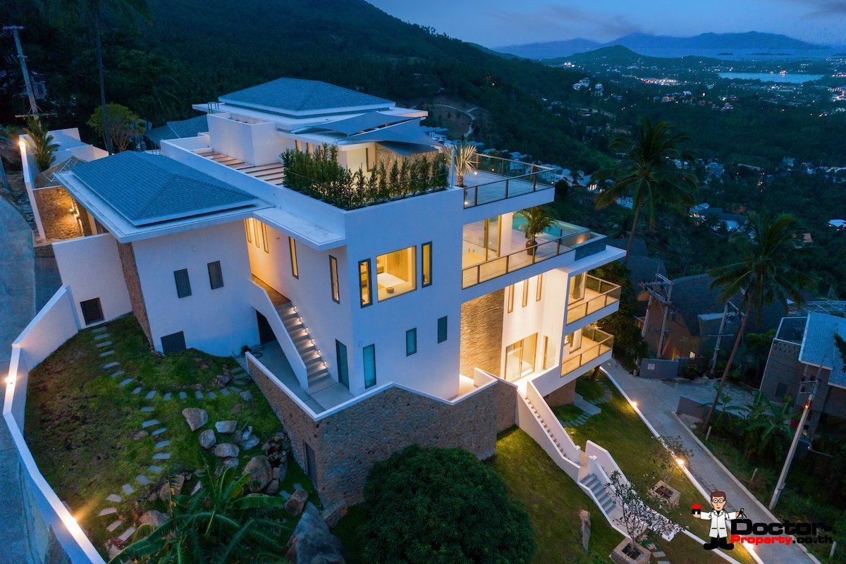 Magnificent Modern Villa with Panoramic Views - Chaweng Noi, Koh Samui - For Sale