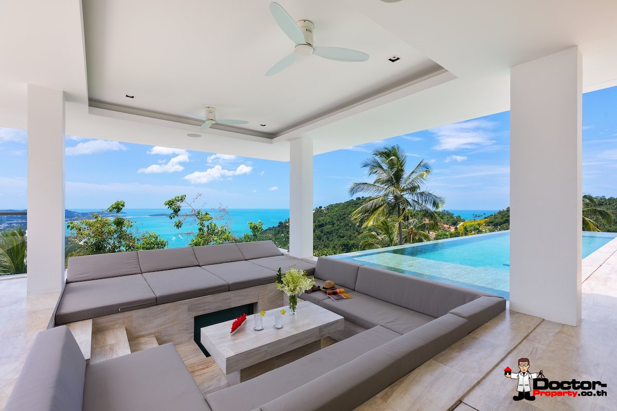 Magnificent Modern Villa with Panoramic Views - Chaweng Noi, Koh Samui - For Sale