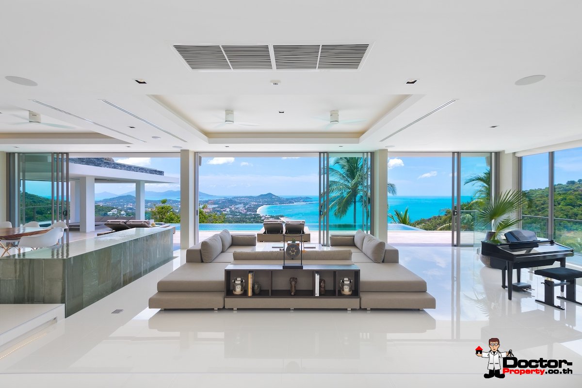 Magnificent Modern Villa with Panoramic Views - Chaweng Noi, Koh Samui - For Sale
