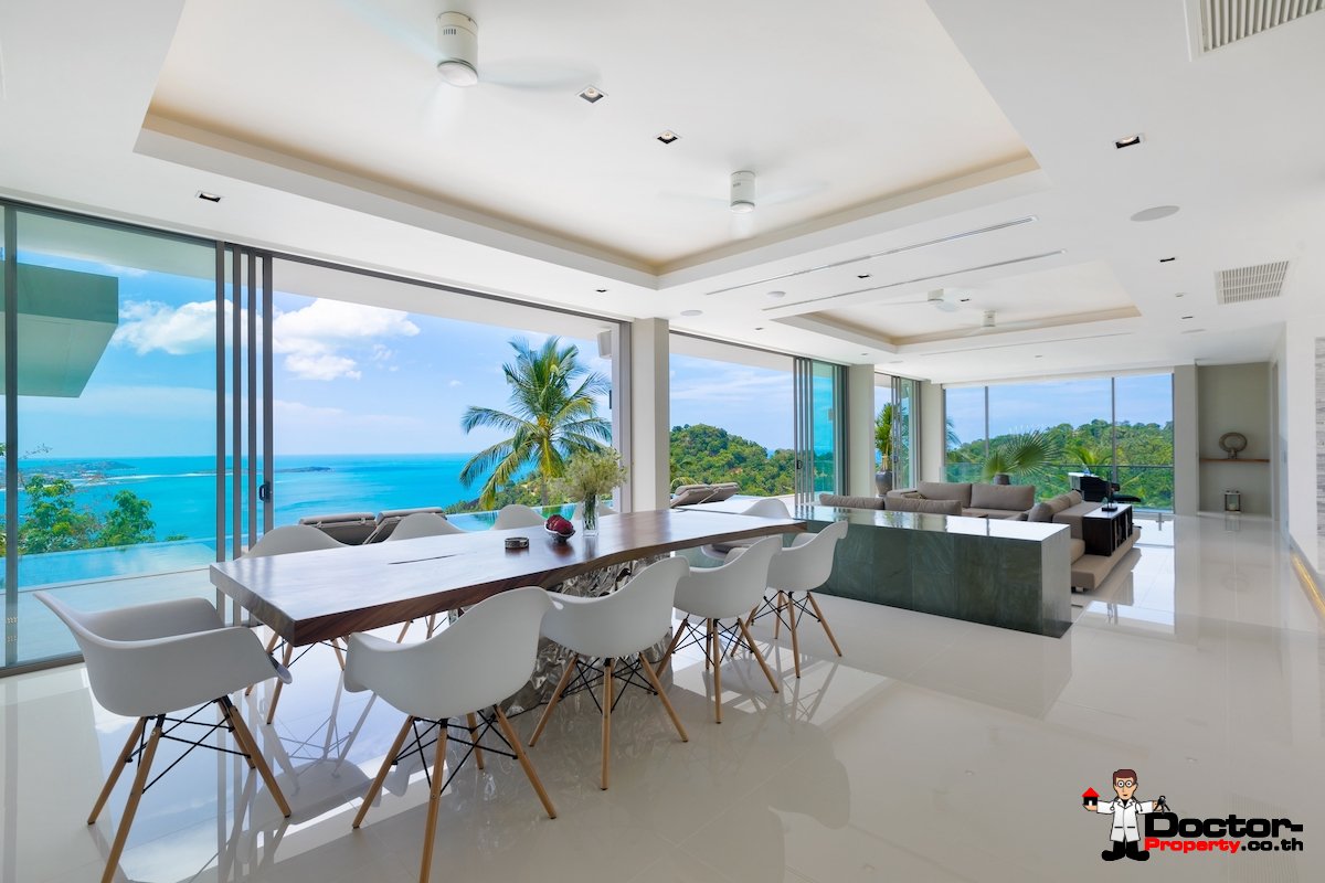 Magnificent Modern Villa with Panoramic Views - Chaweng Noi, Koh Samui - For Sale