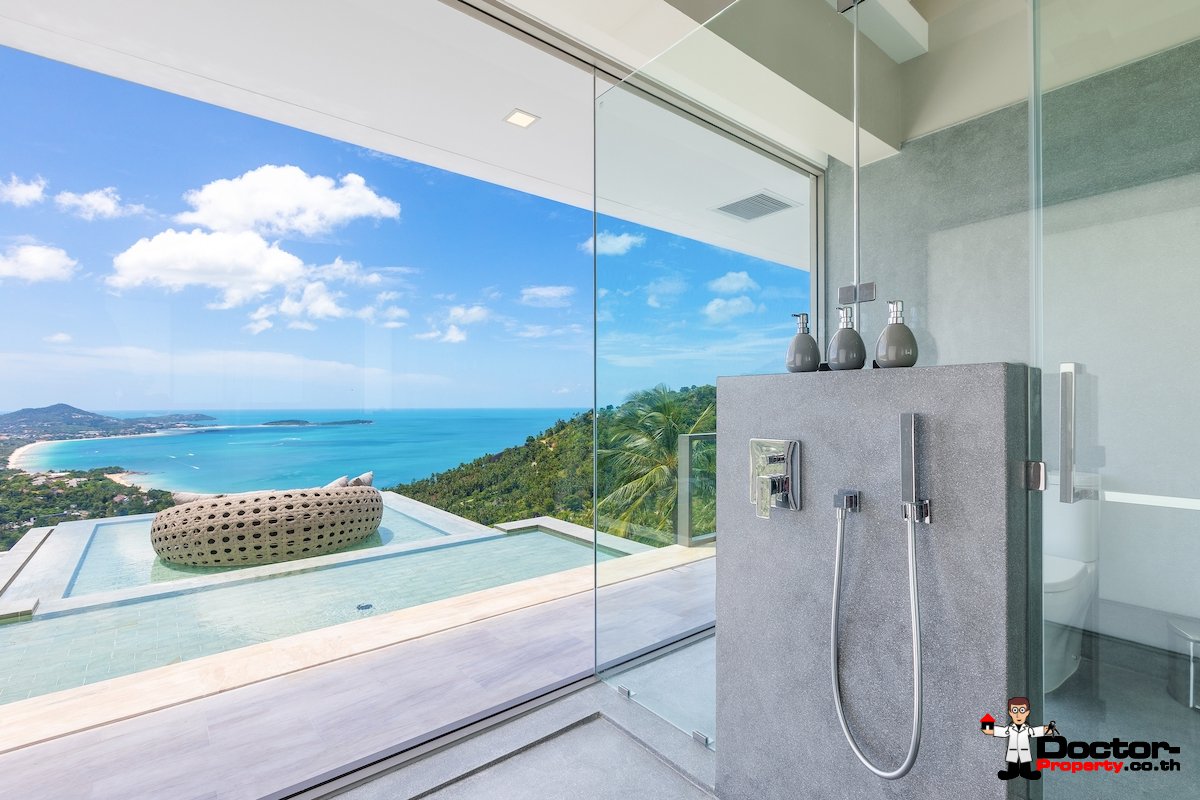 Magnificent Modern Villa with Panoramic Views - Chaweng Noi, Koh Samui - For Sale