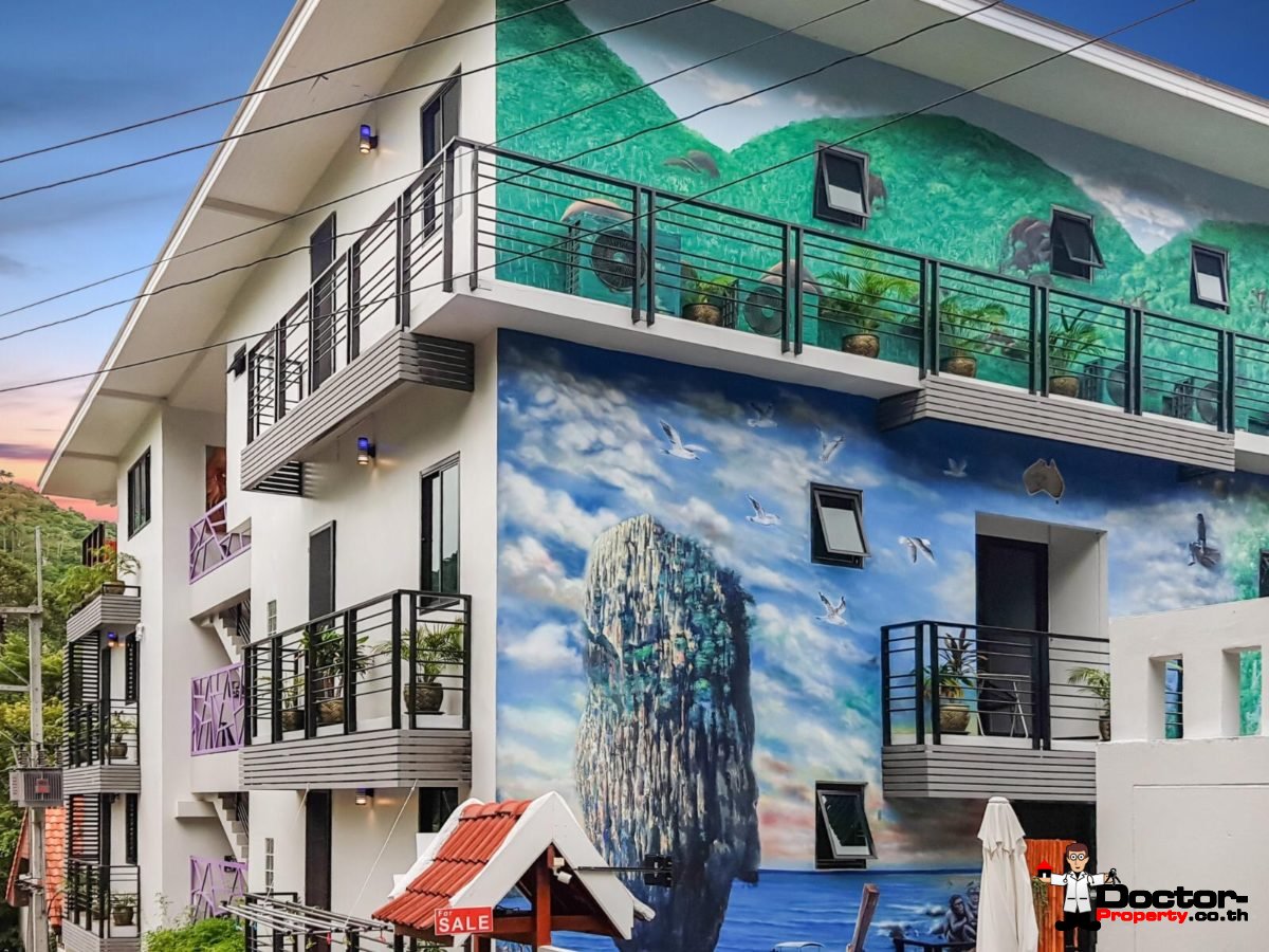 Fantastic 10 Rooms Art Hotel - Lamai Beach - Koh Samui - for sale