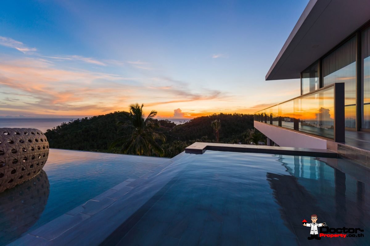 Magnificent Modern Villa with Panoramic Views - Chaweng Noi, Koh Samui - For Sale