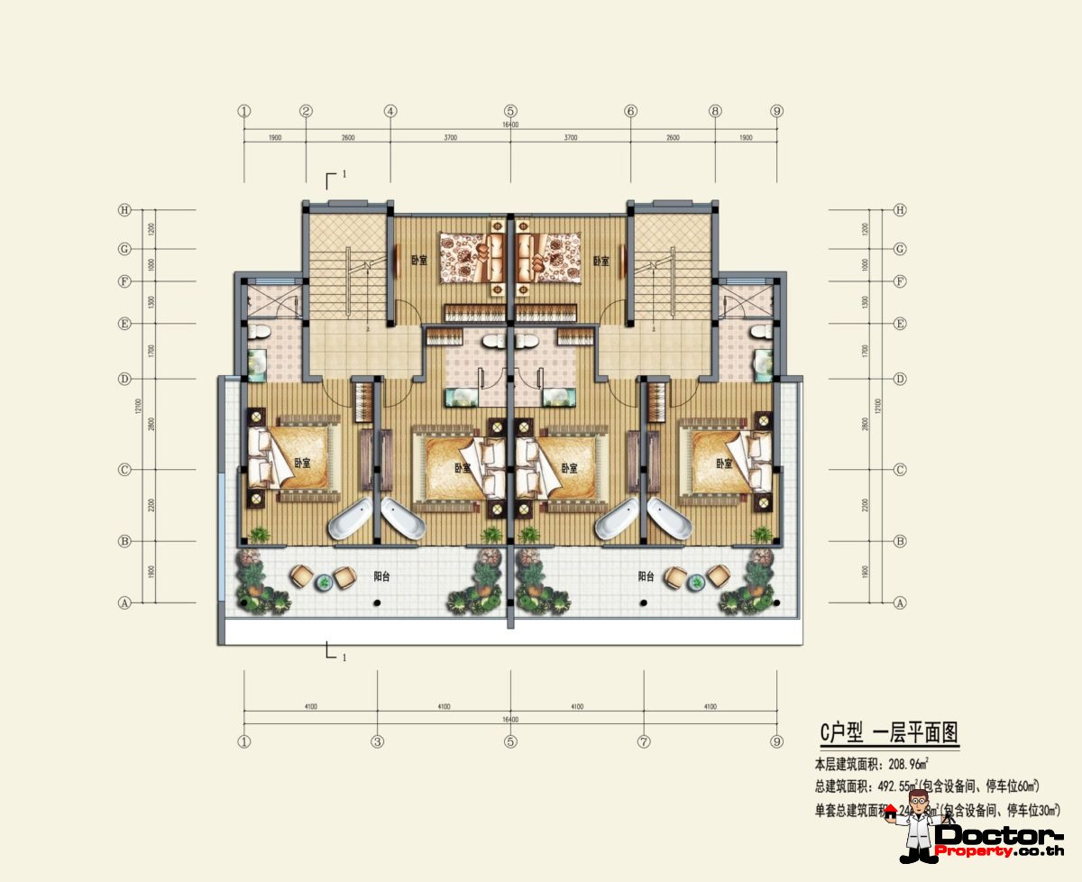 Type C1 - Sea View Villa - Chaweng Noi - Koh Samui - for sale