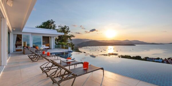 4 Bedroom Pool Villa with Sea View - Big Buddha, Koh Samui - For Sale