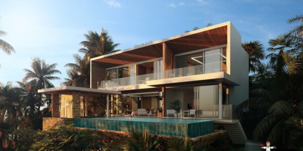 New 4 Bedroom Sea View Villa - Chaweng Noi - Koh Samui - for sale