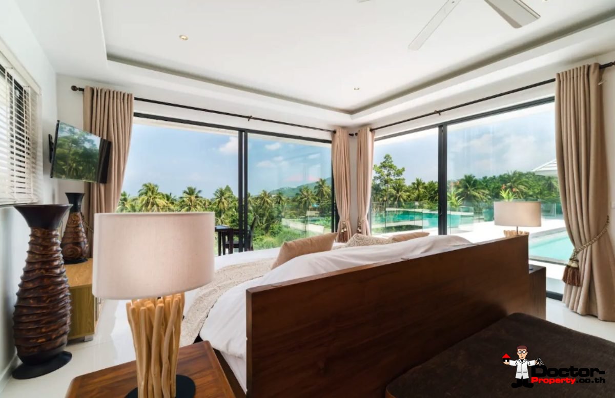 4 Bedroom Sea View Villa - Bophut - Koh Samui - for sale