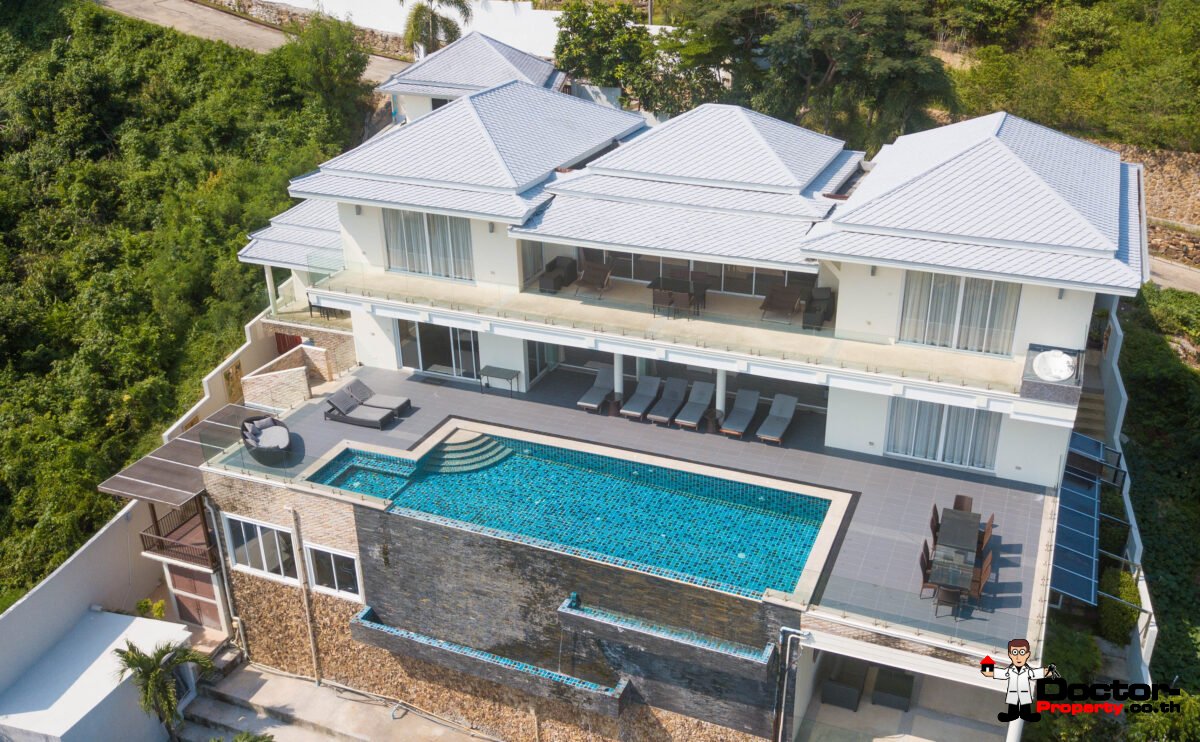 6 Bedroom luxury Villa with Sea View - Choeng Mon - Koh Samui - for sale