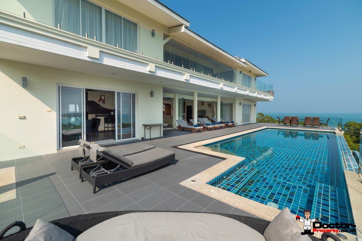 6 Bedroom luxury Villa with Sea View - Choeng Mon - Koh Samui - for sale