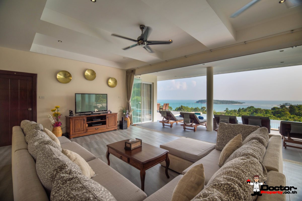 6 Bedroom luxury Villa with Sea View - Choeng Mon - Koh Samui - for sale