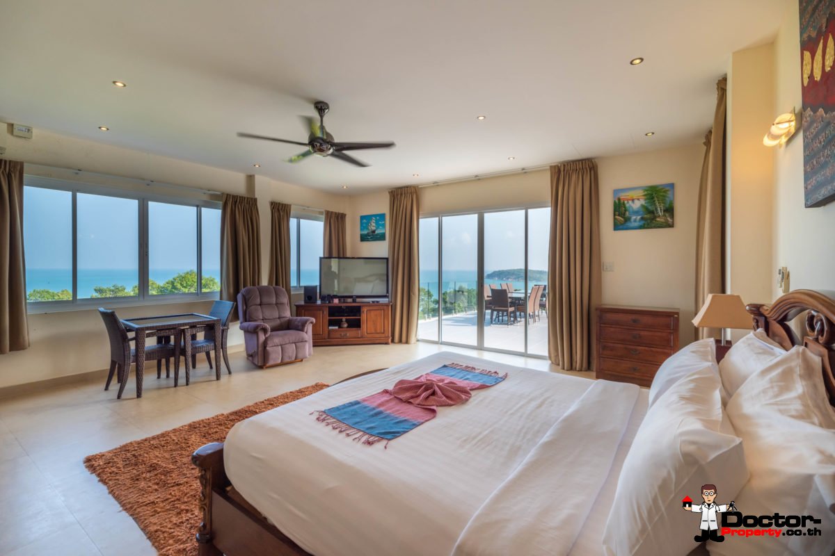 6 Bedroom luxury Villa with Sea View - Choeng Mon - Koh Samui - for sale