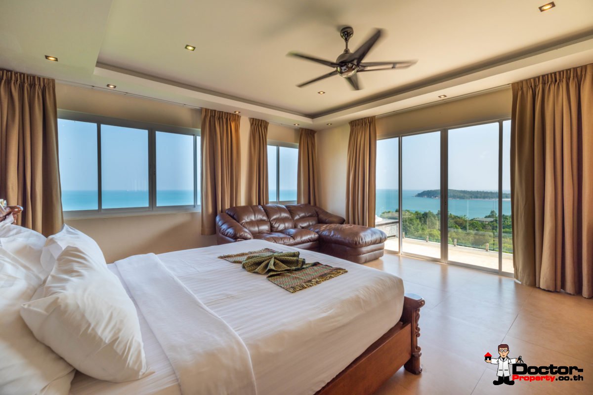 6 Bedroom luxury Villa with Sea View - Choeng Mon - Koh Samui - for sale