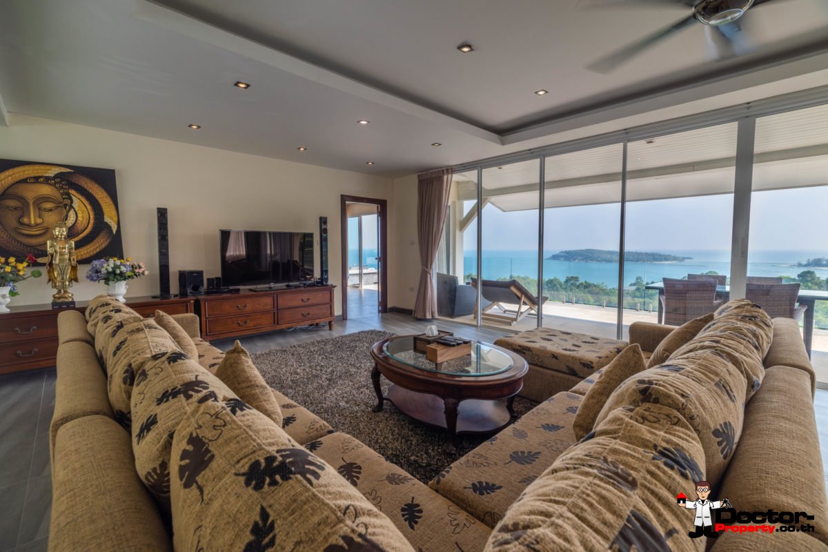 6 Bedroom luxury Villa with Sea View - Choeng Mon - Koh Samui - for sale